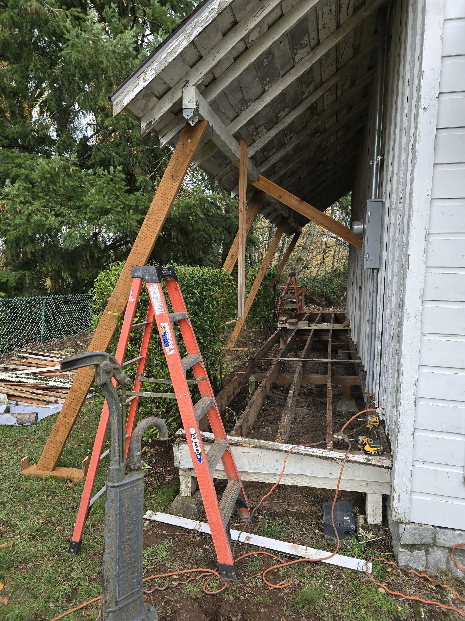 Deck Structural Framing Repair