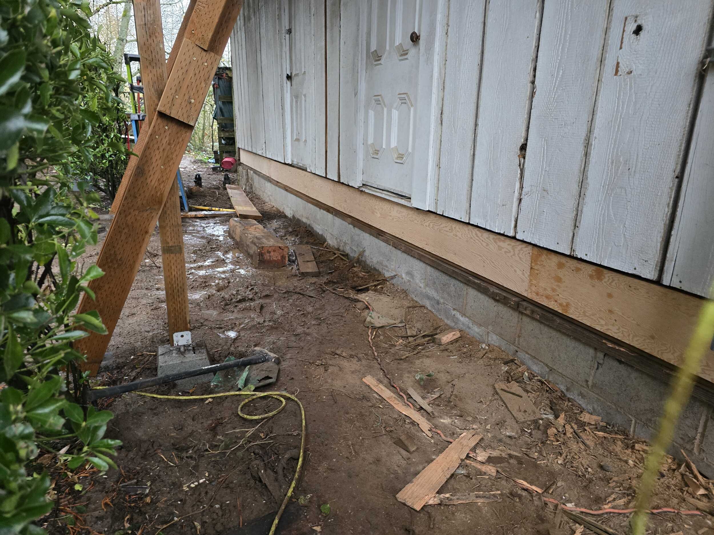 Deck Structural Framing Repair