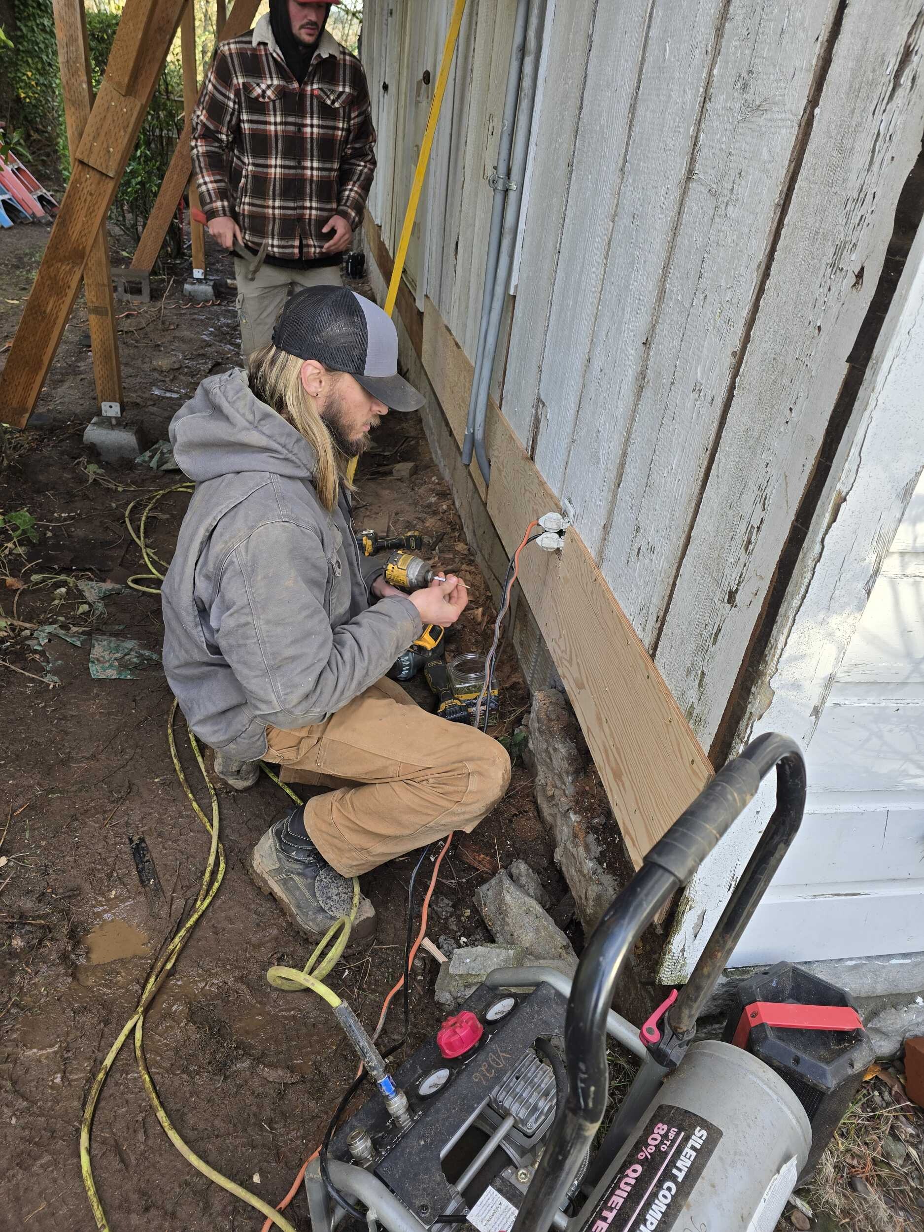 Deck Structural Framing Repair